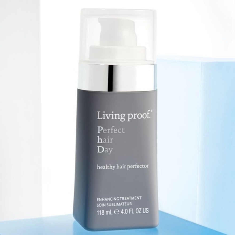Living Proof Healthy Hair Perfector 4 OZ AND Travel size treatment/conditioner